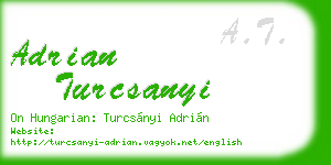 adrian turcsanyi business card